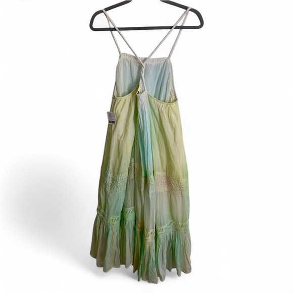 NWT FREE PEOPLE PASTEL TIE DYE SLEEVELESS MIDI DRESS SIZE MEDIUM - Picture 4 of 8